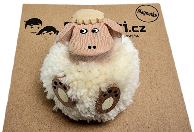 Large Wooden Sheep Magnet by 2Kids Toys