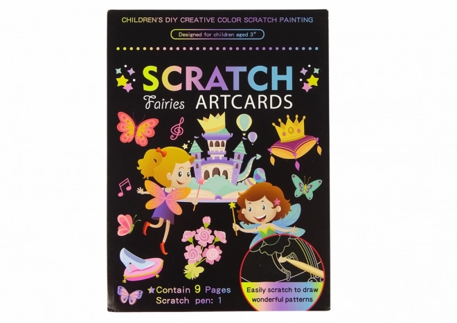 Scratch Fairy Coloring Set for Children