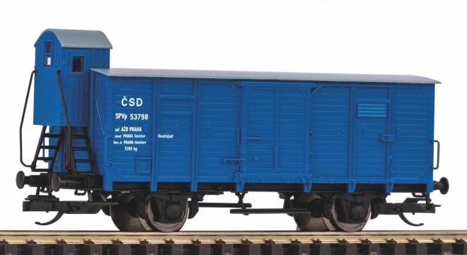 Piko Covered Freight Wagon G02 with Brake Cabin Era III