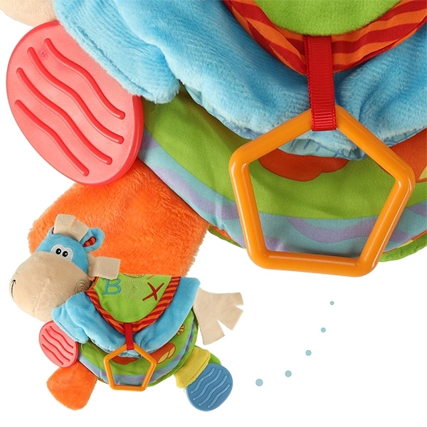 Sensory Book Rattle Teether Donkey