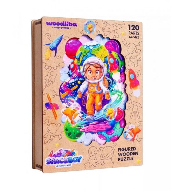 Colorful Wooden Puzzle - Space Adventurer