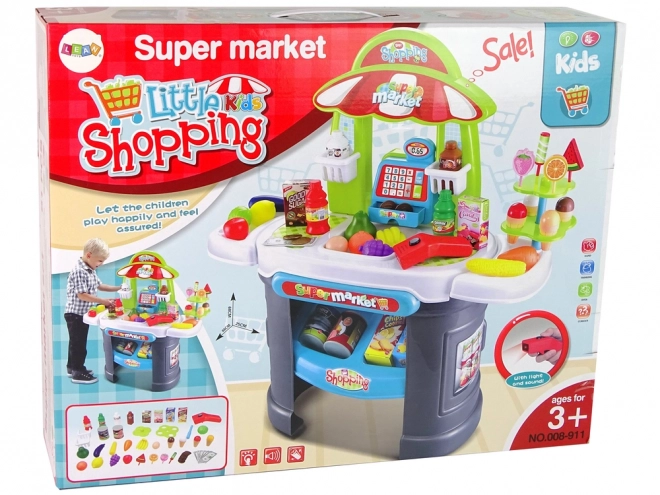 Children's Supermarket Play Set with Scanner