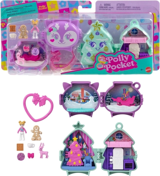 Polly Pocket feestelijke compacte set 2-pack