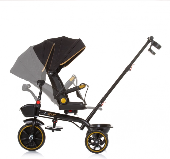 Chipolino Tricycle with Canopy Max Sport 2-in-1 Obsidian