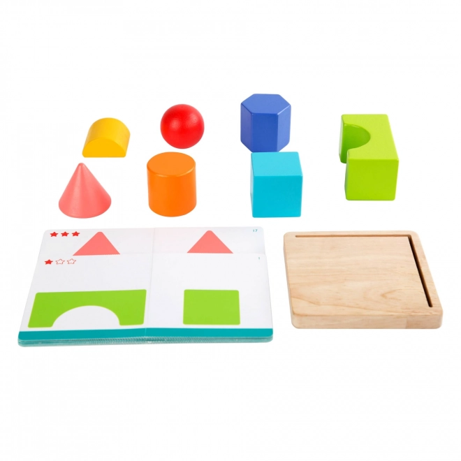 Simple Geometry Wooden Game by Lucy & Leo