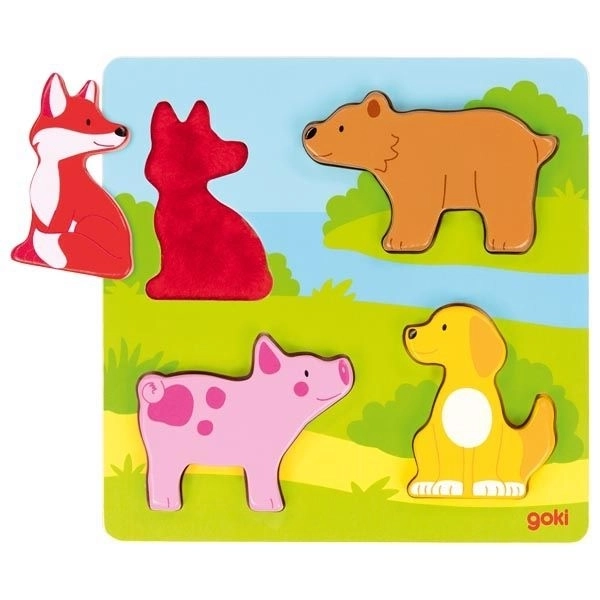 Animal Touch and Feel Puzzle