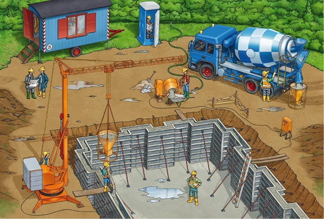 Realistic workplace scenes