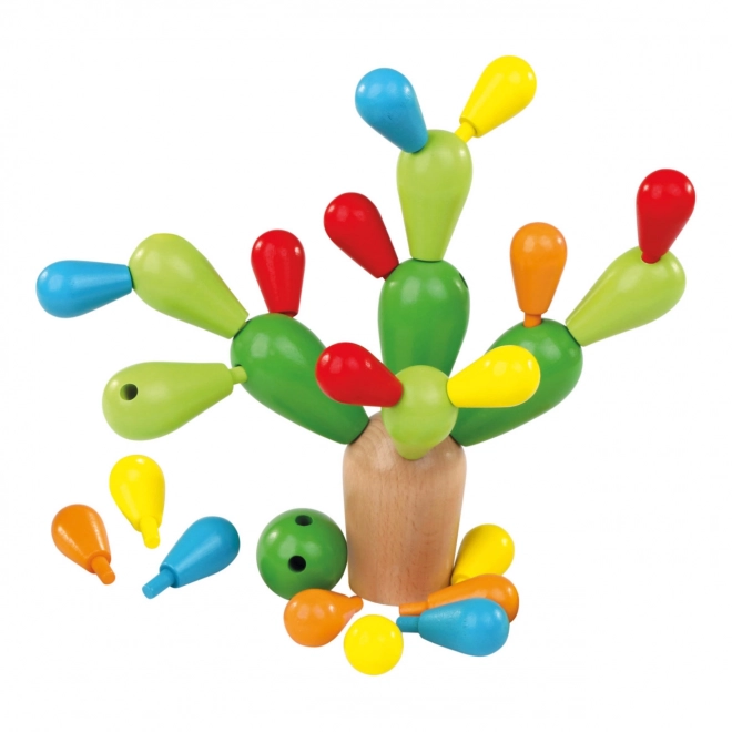 Wooden Balancing Game Cactus