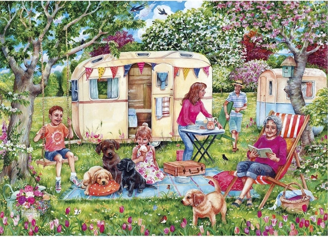 Gibsons Caravan Escape Puzzle 1000 Pieces