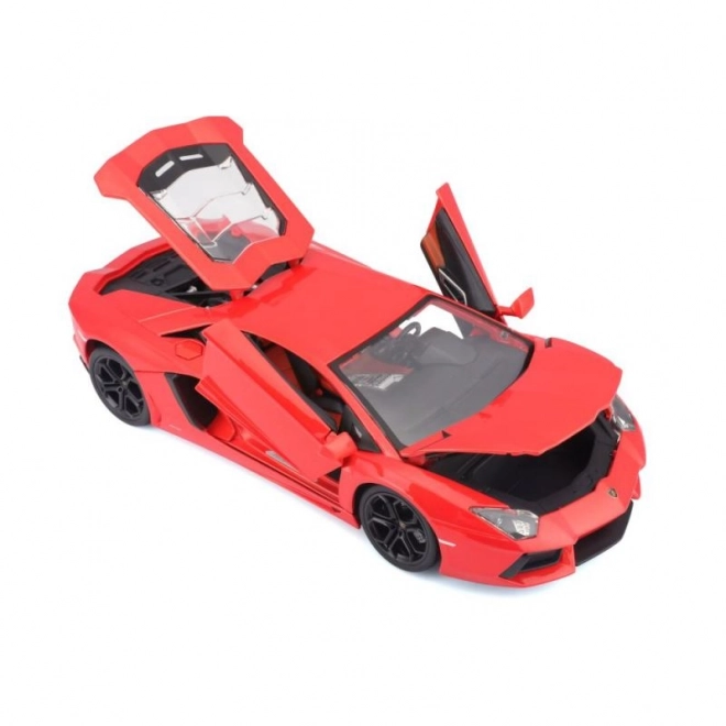 Bburago Lamborghini Aventador LP700-4 Diecast Model in Metallic Orange