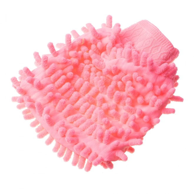 Microfiber Car Wash Glove in Light Pink