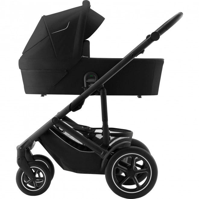 Smile Stroller 5Z Set with Deep Bassinet and Baby-Safe Pro Vario Base 5Z in Space Black