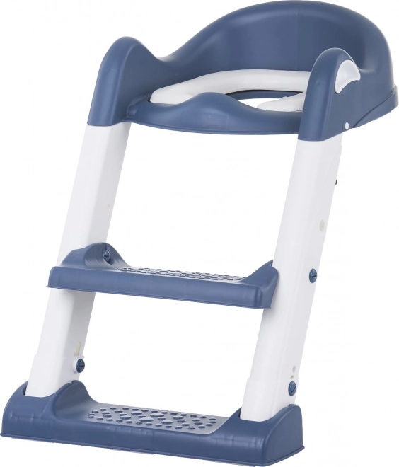 Chipolino Toilet Seat with Ladder Tippy - White and Blue