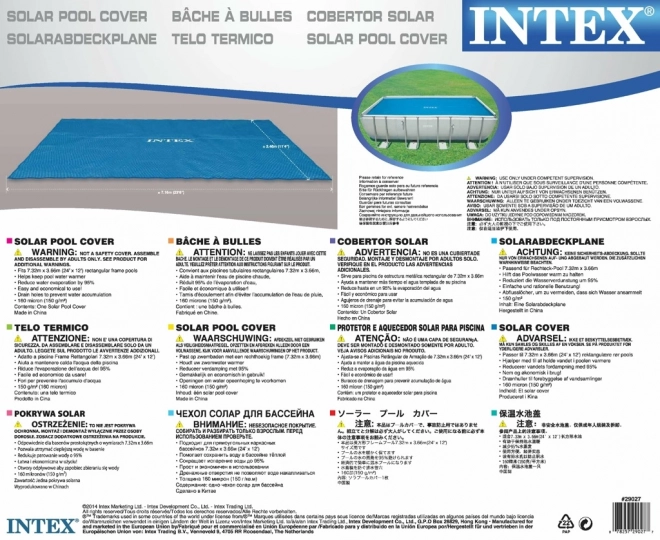 Copertura solare per piscina 7,32 x 3,66 m