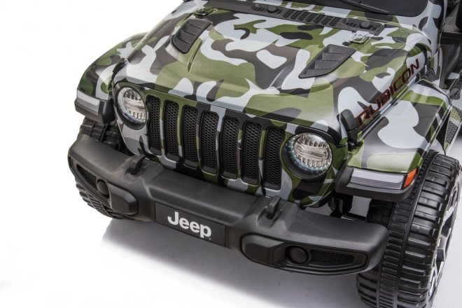 Electric Ride-On Jeep Wrangler Rubicon Camouflage