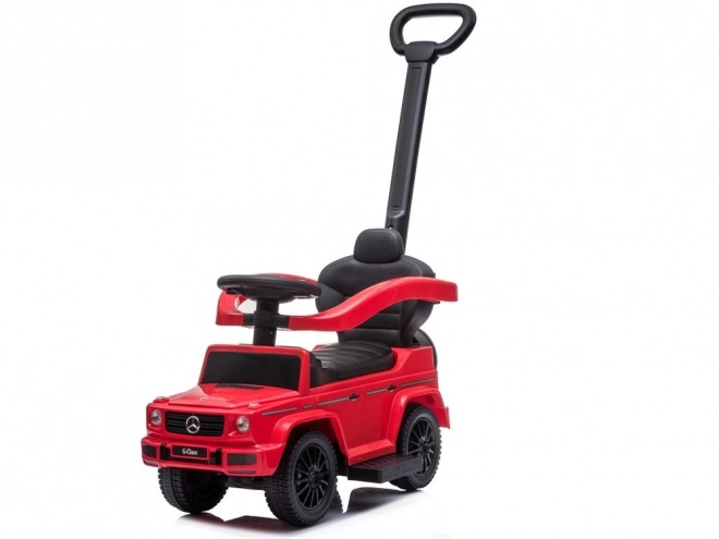 Ride-On Mercedes G-Class with Push Handle Red