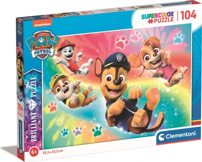 Paw Patrol 104 Piece Brilliant Puzzle