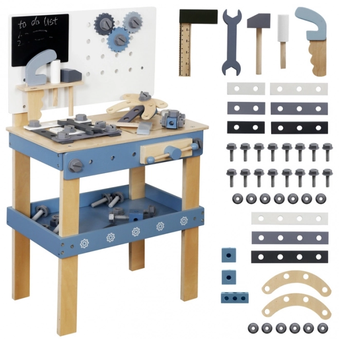 Large Wooden Workshop Tool Set for Kids