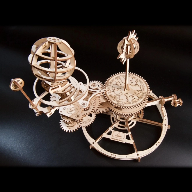 Ugears wooden mechanical tellurium puzzle