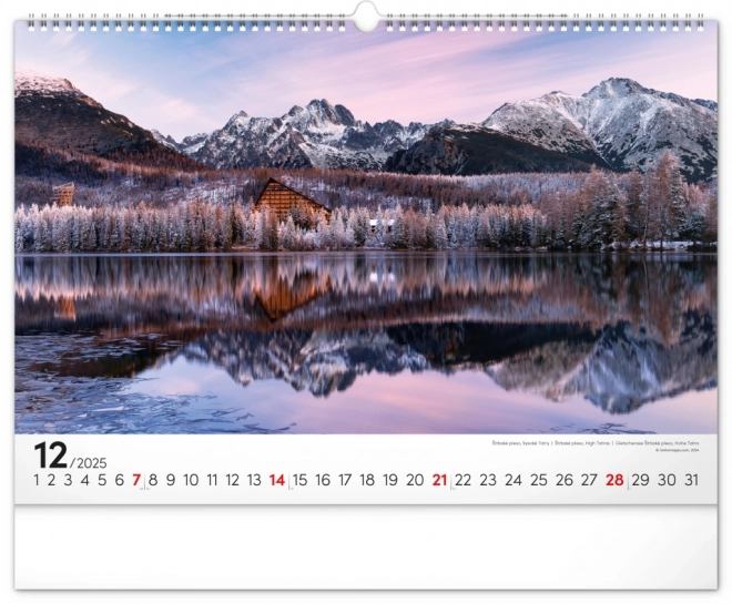 Notique Wall Calendar Magical Tatras 2025