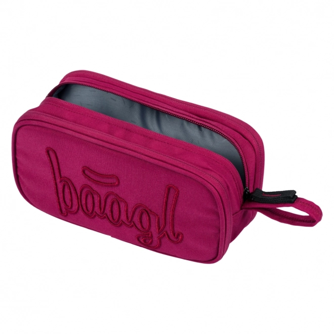 Baagl student pencil case Ruby