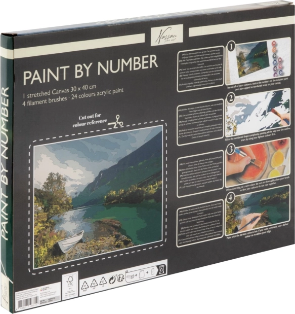 Complete set for instant painting