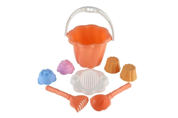 Sand Play Set with Bucket and Accessories for Kids