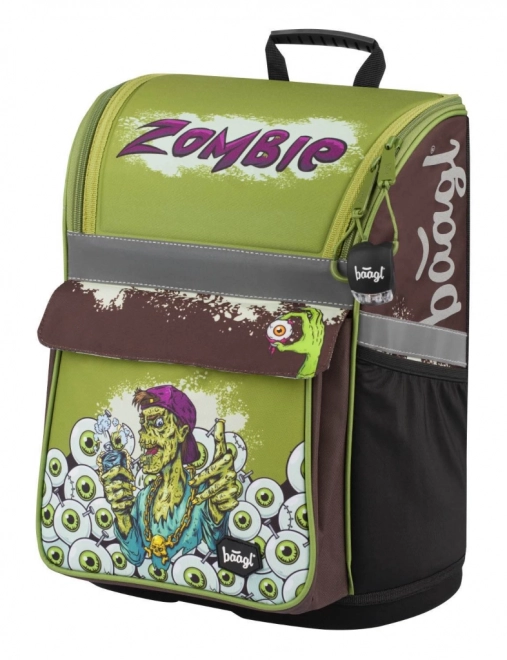 Baagl School Backpack Zippy Zombie