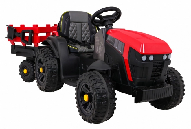 Titan Tractor with Trailer Red
