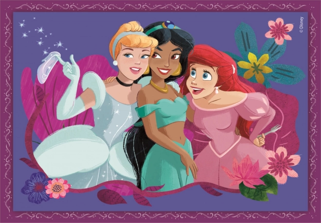 Princess Disney Puzzle Set 4-in-1