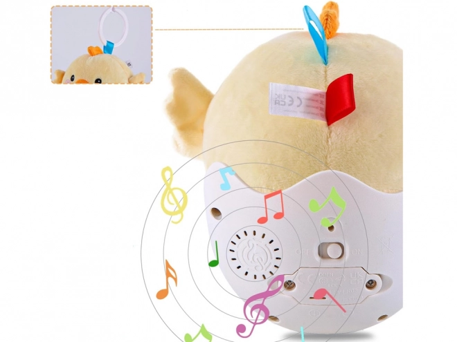 Interactive Chick Musical Toy with Lullabies and Lights