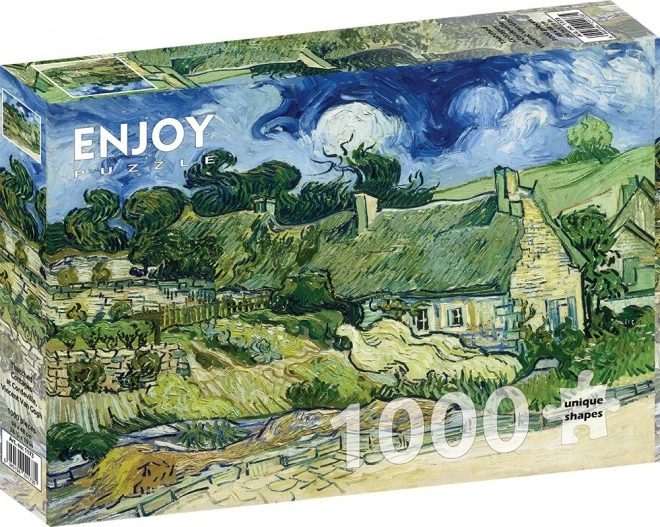 Enjoy puzzle Vincent van Gogh Thatched Cottages in Cordeville 1000 pieces