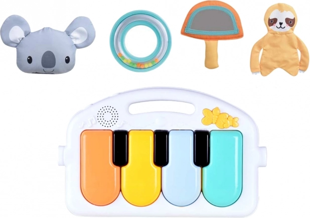 Interactive piano with lights and melodies