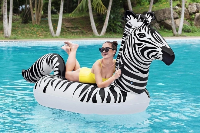 Inflatable Zebra LED Pool Mattress