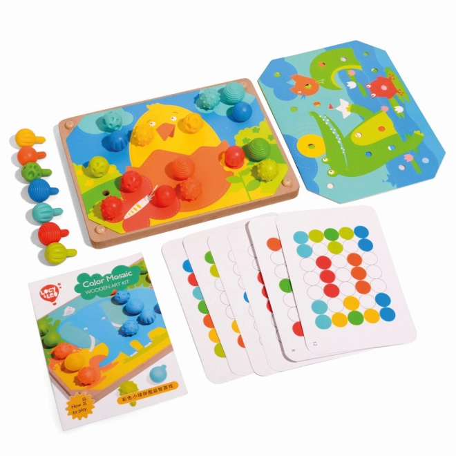 Mosaic and Embroidery Game Set for Kids