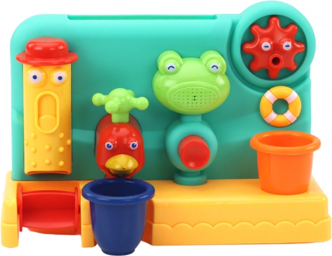 Water fun with a single pour