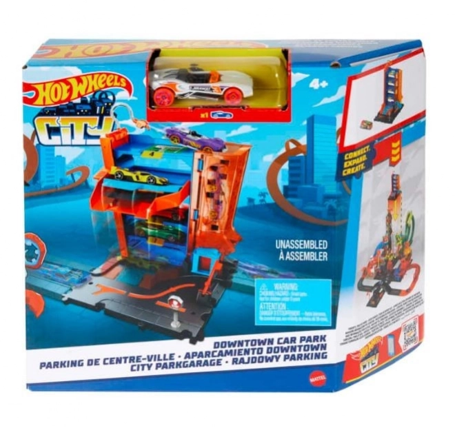 Hot Wheels City Racing Set Small Parking