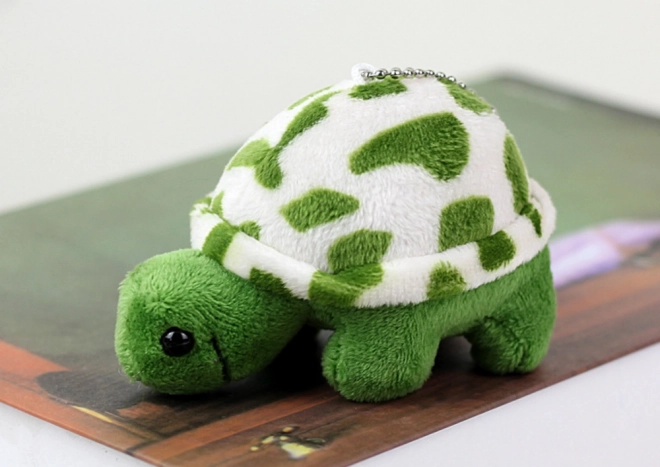 Plush Turtle Keychain