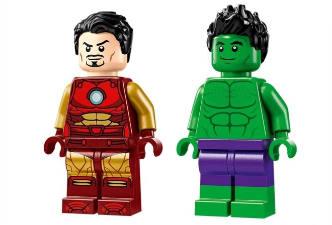 Iron Man with Motorcycle and Hulk LEGO Set