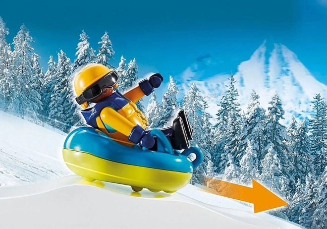 Hurtige nedfarter på snowtube og kælk