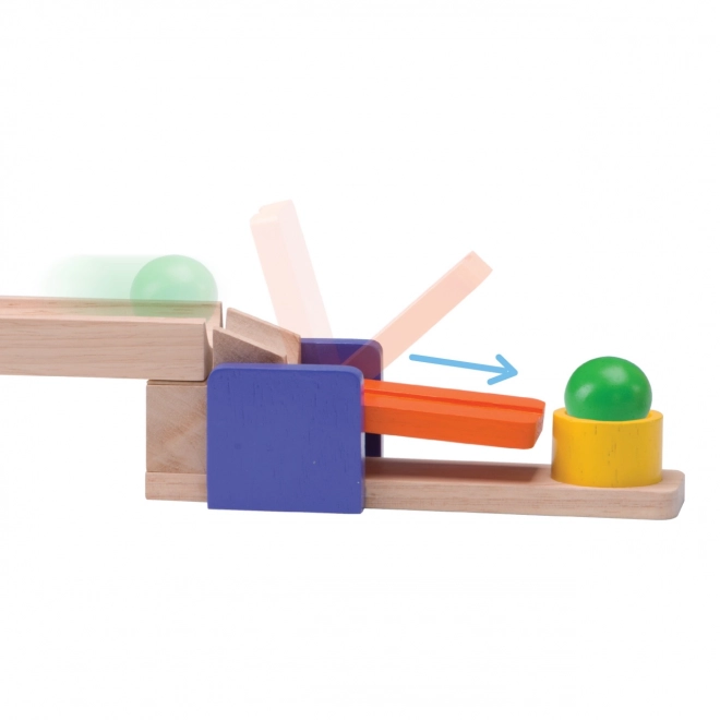 Wonderworld Trix Magic Bridge Wooden Marble Run