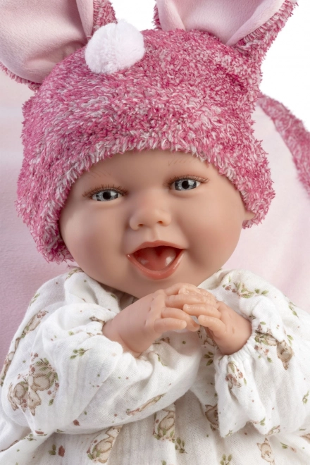 Realistic Baby Doll with Sounds and Soft Fabric Body - Llorens