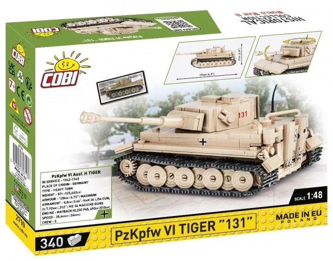 Buildable Tiger 131 Tank Model