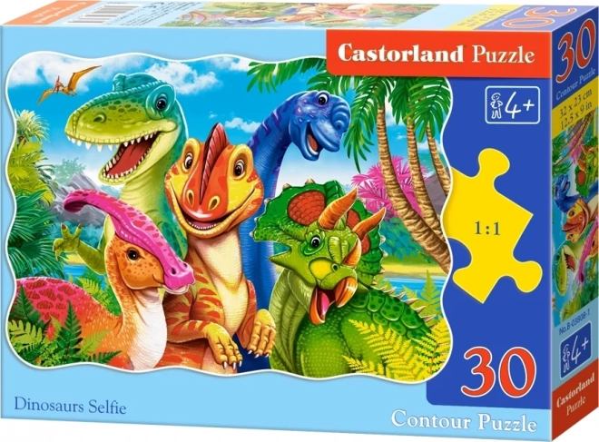 Dinosaur Selfie Puzzle for Kids