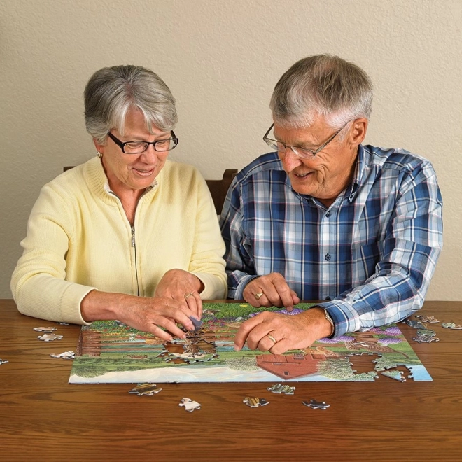 Cobble Hill Cats on the Farm Puzzle XL 275 Pieces