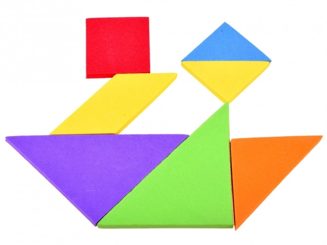 Colorful Foam Tangram Puzzle