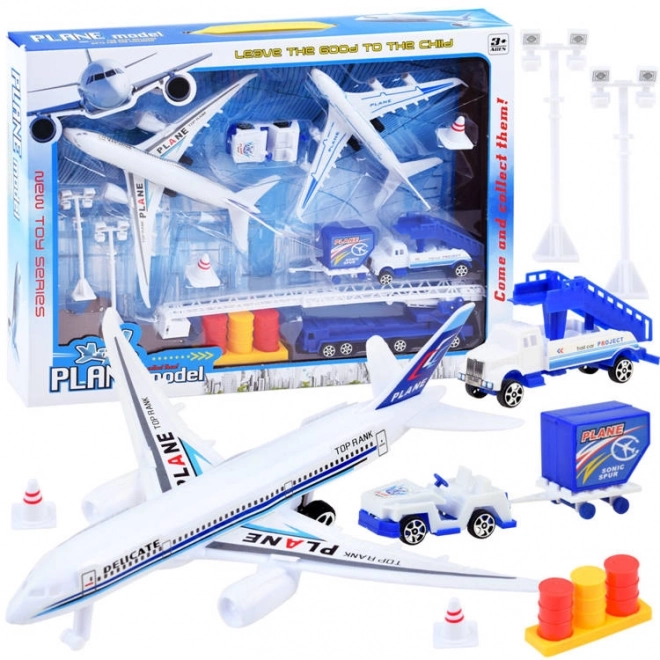 Airport Playset with Planes and Vehicles