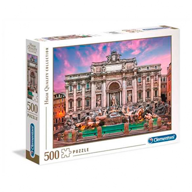 Clementoni Puzzle Trevi Fountain Italy 500 Pieces