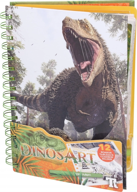 Foliowe kolorowanki dinozaury DinosArt