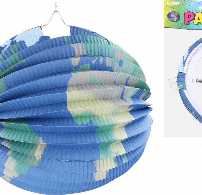 Lanterna globo Terra 25 cm